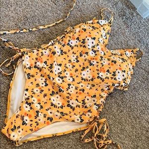 Never worn floral one piece